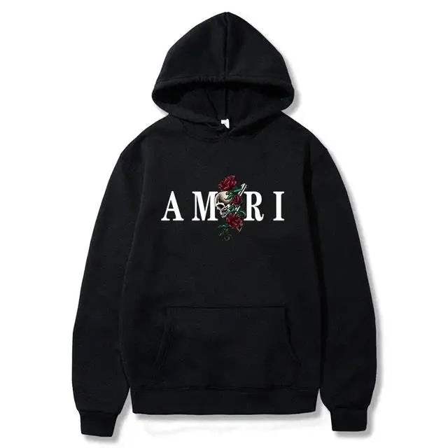 Sudadera con Capucha Hombre — Estilo Harajuku, Manga Larga Casual