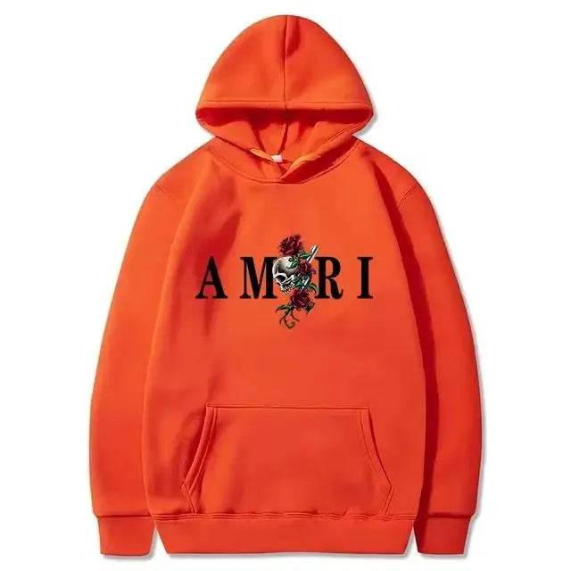 Sudadera con Capucha Hombre — Estilo Harajuku, Manga Larga Casual