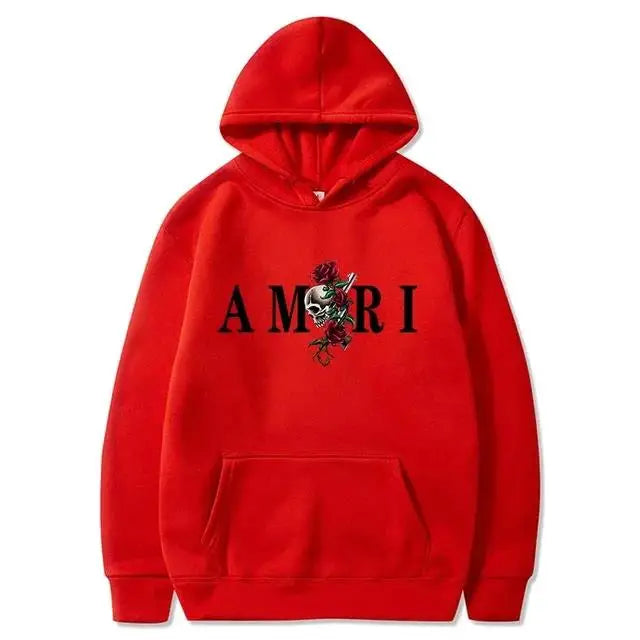 Sudadera con Capucha Hombre — Estilo Harajuku, Manga Larga Casual