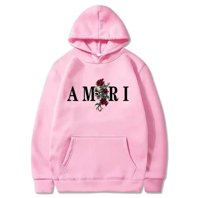 Sudadera con Capucha Hombre — Estilo Harajuku, Manga Larga Casual