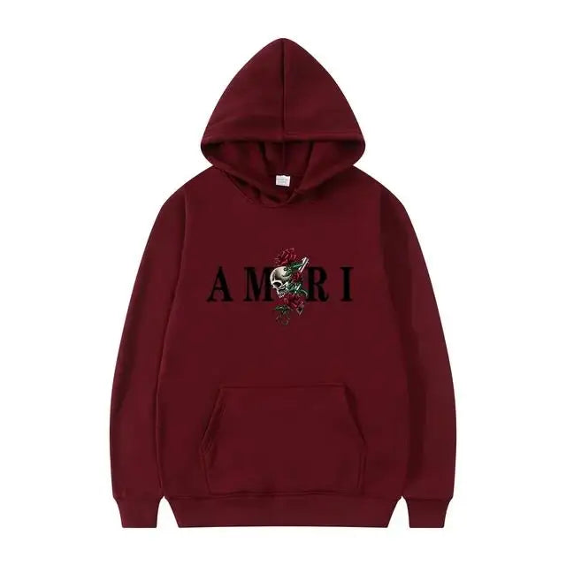 Sudadera con Capucha Hombre — Estilo Harajuku, Manga Larga Casual