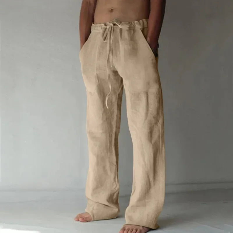 Pantalón Baggy Hombre — Lino y Algón, Cómodo y Transpirable