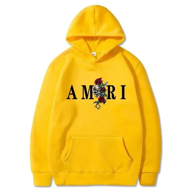 Sudadera con Capucha Hombre — Estilo Harajuku, Manga Larga Casual