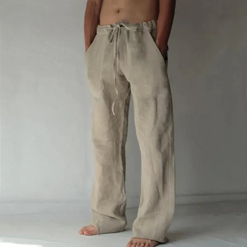 Pantalón Baggy Hombre — Lino y Algón, Cómodo y Transpirable