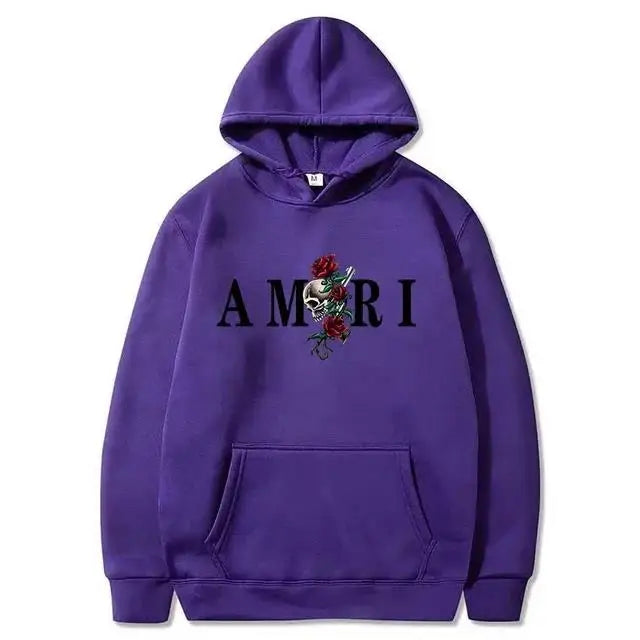Sudadera con Capucha Hombre — Estilo Harajuku, Manga Larga Casual