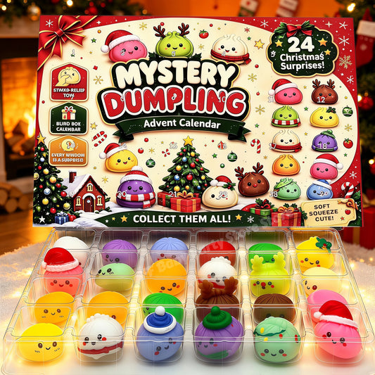 Calendario de Adviento 24 Días — Squishies Antiestres Navideños