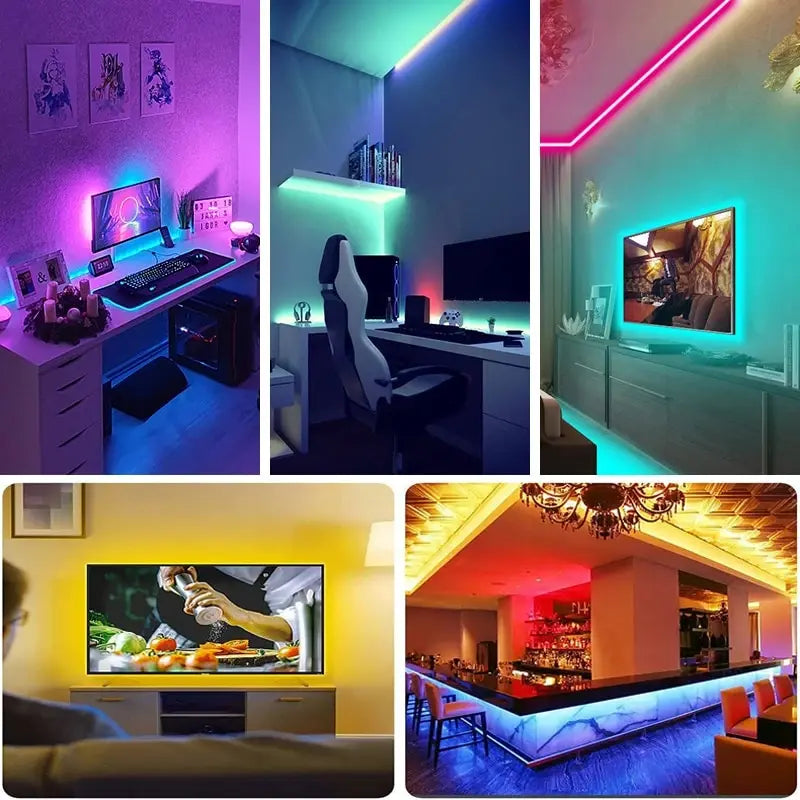 Tira LED RGB para TV — Luz Ambiental Instantánea