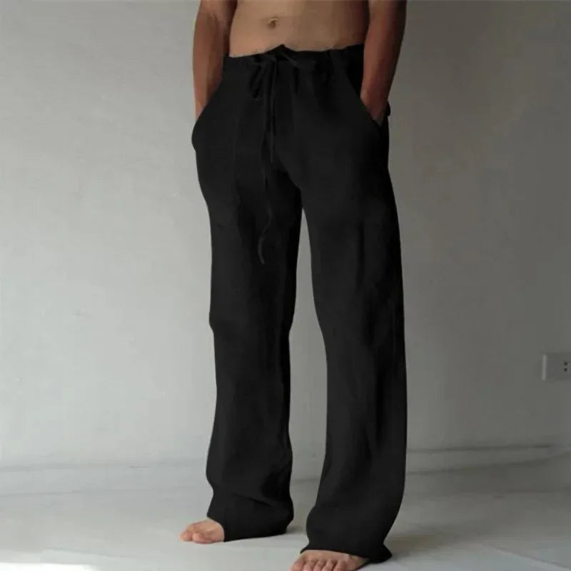 Pantalón Baggy Hombre — Lino y Algón, Cómodo y Transpirable