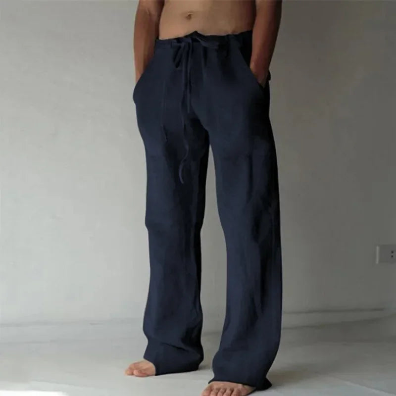 Pantalón Baggy Hombre — Lino y Algón, Cómodo y Transpirable