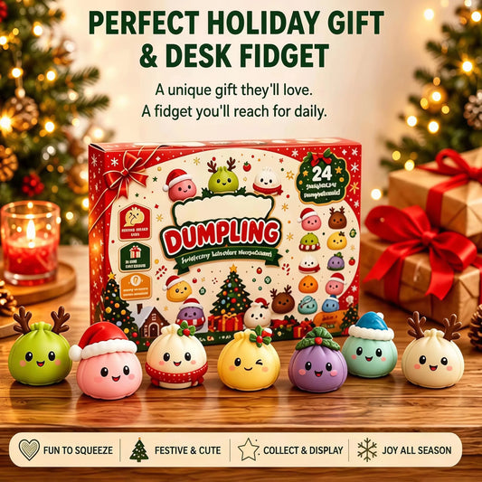 Calendario de Adviento 24 Días — Squishies Antiestres Navideños