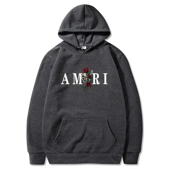 Sudadera con Capucha Hombre — Estilo Harajuku, Manga Larga Casual