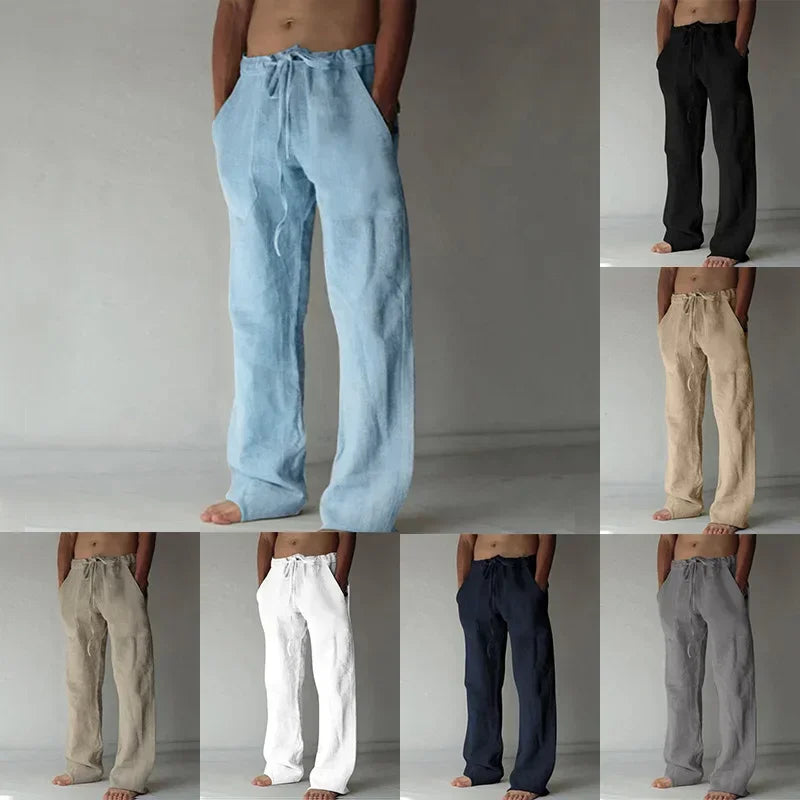 Pantalón Baggy Hombre — Lino y Algón, Cómodo y Transpirable