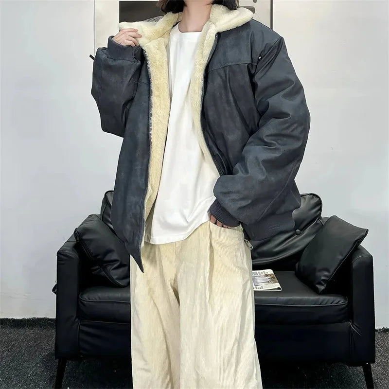Chaqueta Unisex Invierno — Estilo High Street, Cálida y Elegante