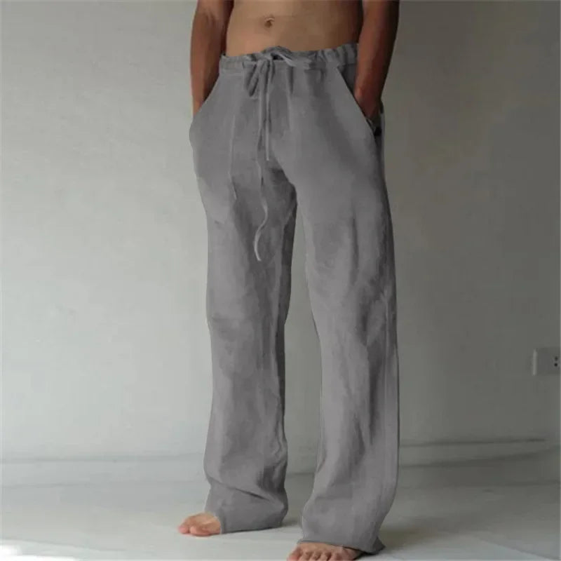 Pantalón Baggy Hombre — Lino y Algón, Cómodo y Transpirable