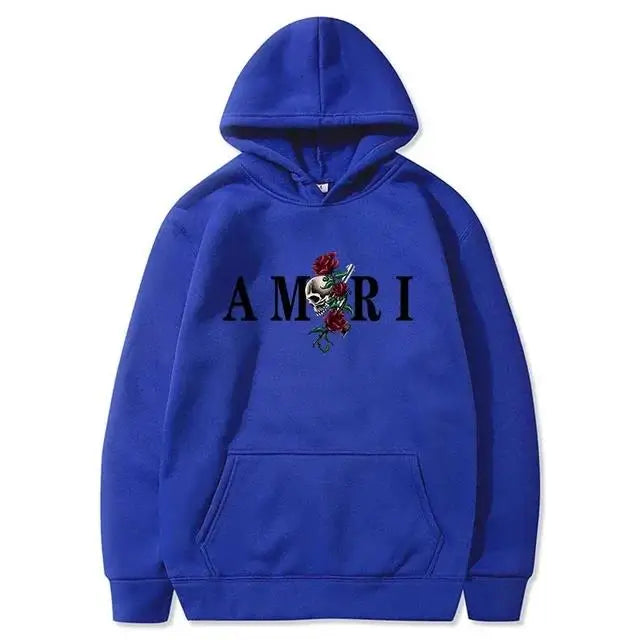 Sudadera con Capucha Hombre — Estilo Harajuku, Manga Larga Casual