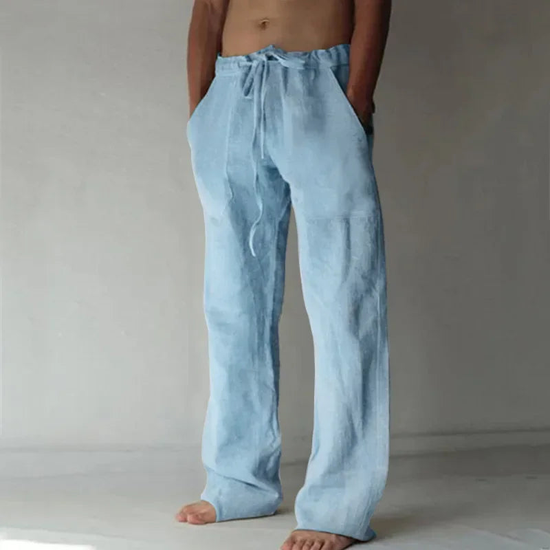 Pantalón Baggy Hombre — Lino y Algón, Cómodo y Transpirable